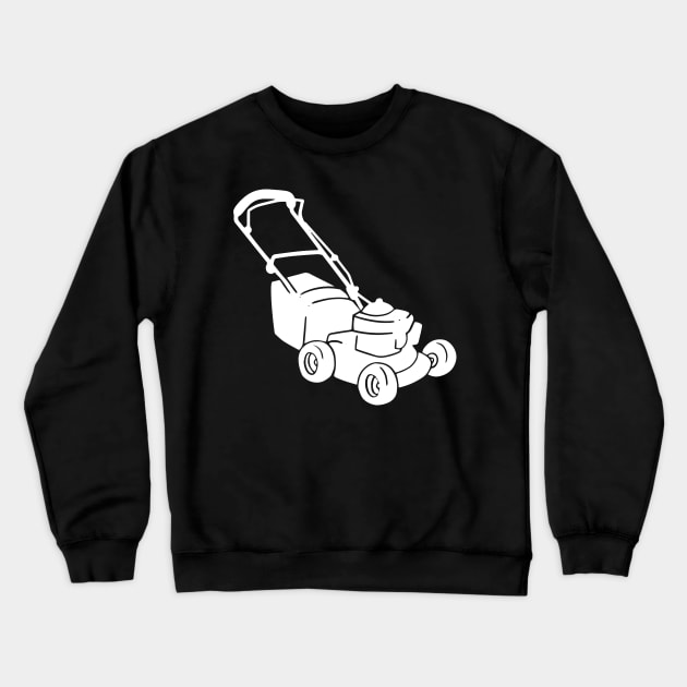 Lawn Mower Gardening Crewneck Sweatshirt by Shirtbubble